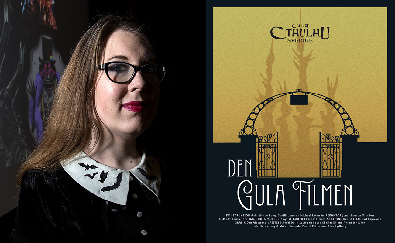 Gabrielle de Bourg är en av författarna till Den gula filmen. Foto: Fredrik Sjögren.